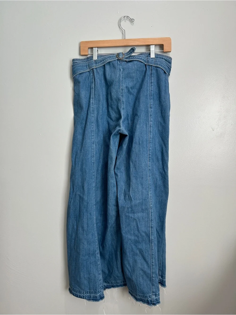 Free People Denim Wide Leg Jeans